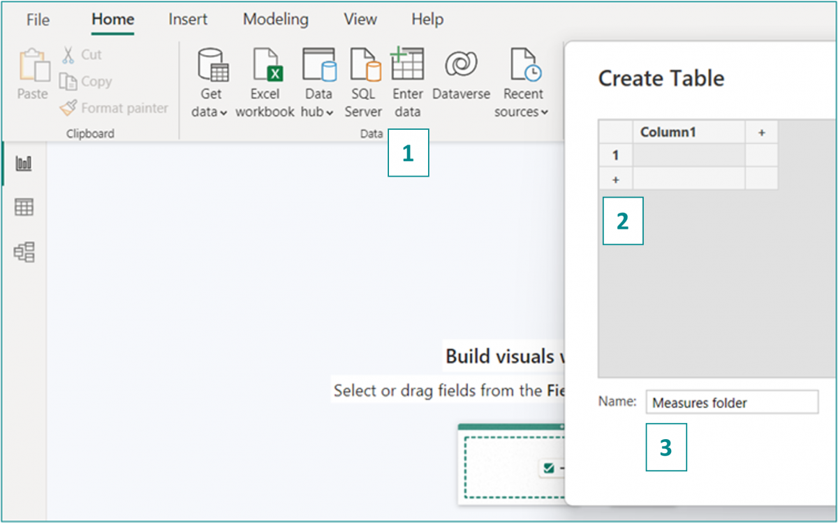 create table